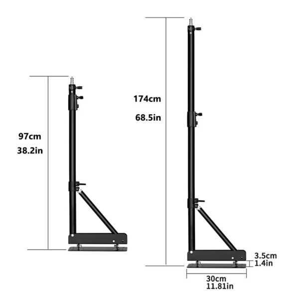 Adjustable 360° Rotating Projector Stand for Film and Video Projectors - Image 10