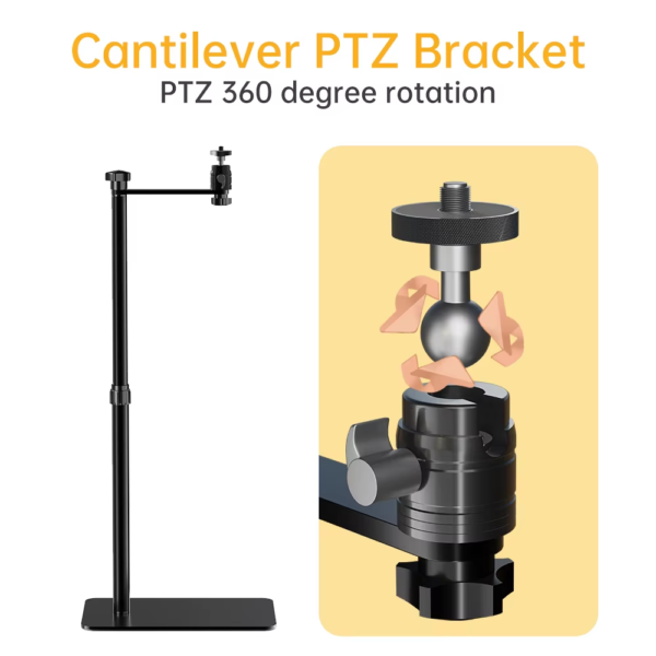 Adjustable 360° Rotating Projector Stand for Film and Video Projectors - Image 5